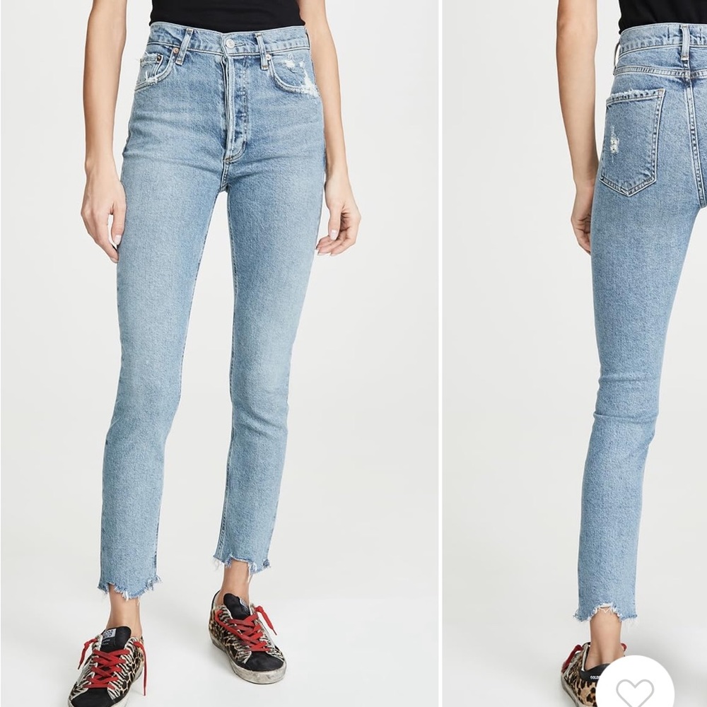 Agolde Nico High Rise Slim Fit Jeans